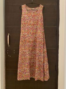 Floral Print Sleeveless Dress