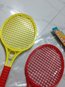 Racket Bats 2 Red And Yellow New Never Used