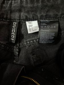 Charcoal Ripped Bootcut Jeans