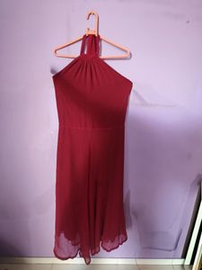 Red Halter Dress