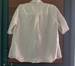 Striped Button-Down Shirt