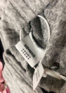 Gray Long Sleeve Top