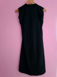 Black Mid Slit Dress