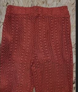 Zara Crochet Cord Set MavePink