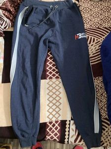 Blue H3 Jogger Pants woolen