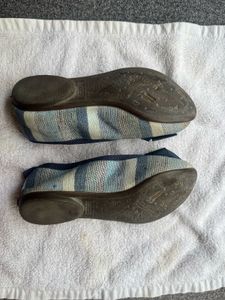 Cute Striped Super Light Ballerinas