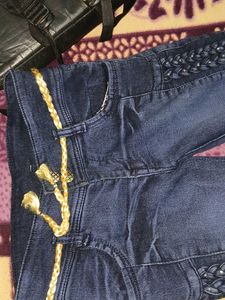 Dark Blue Denim Jeans