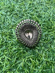 Garba special Oxidized Silver Jewelry Set