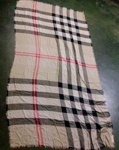 Authentic Burberry Silk/Cashmere Giant Scarf