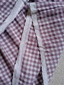 Gingham Print Baby Doll Tops