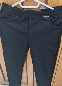 Black Pants with Winter care