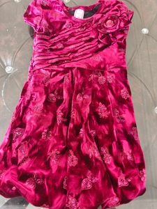 Girls' Velvet Dress