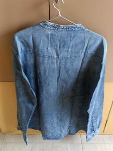 Branded Men&#39;s Denim Shirt