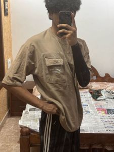 Brown Pocket Tee