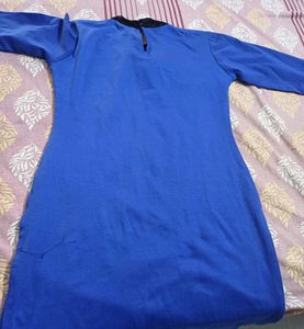 Woolen Kurti With Black Designed