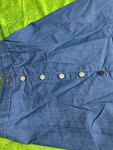 Denim Skirt And Top Combo WithTop