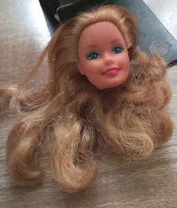 Reserved Barbie Doll Head for Allan