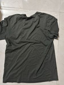 Olive Green Relaxed Fit Tee