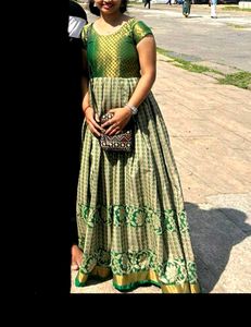 Long Ethnic Gown Full Flair