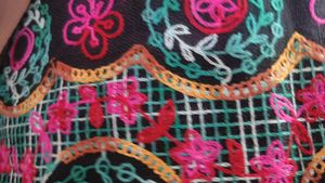 Multicolor Indo-western Top