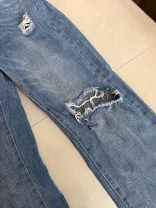 Ripped Light Wash Jeans