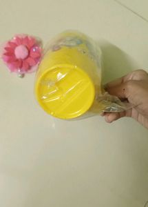 Yellow Cartoon-Printed Cup 💛