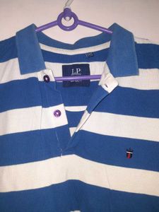Striped Blue &amp; White Shirt
