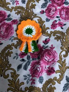Independence Day Special..Crochet Flower Pin