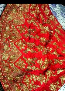 Red &amp; Gold  ethnic gown