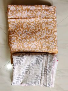 Combo Printed Cotton Saree Set Sell😍😍