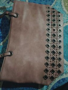 Cute Peach Handbag Multipurpose