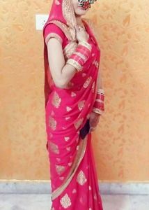 Rust Colour Saree