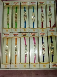 24 Designer Rakhis With Individual Box Packing