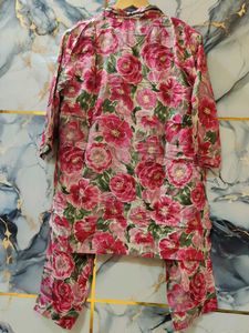 BRAND NEW Floral Print Co-ord Set with EMBROIDERY