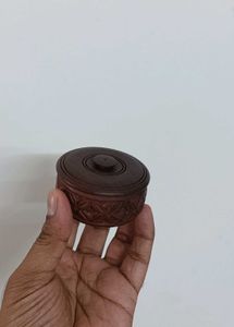 Two Wooden Round Box.