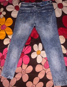CK Brand Sky Blue Jeans For Men Length 38”