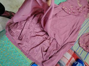 Gown with purse, eyelashes 😍😍🔥saree gowwn
