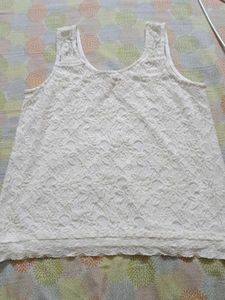 White Lace Tank Top