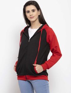 Stylish Two Tone Hoodie, L Size