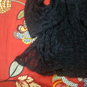 Black Knit Top Bust 40