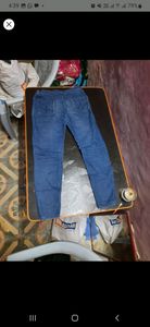 navy blue jeans