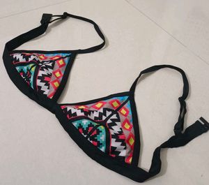Colorful Pattern Bikini Top