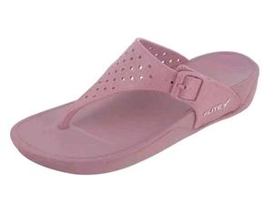 Flite Pink Buckle Flip-Flops