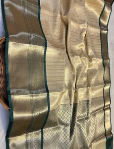 New Without Tag- Soft Banarasi Tissue Silk Saree