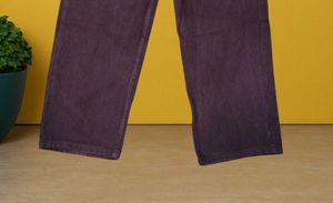 E@46 Waist Size 32 Maroon Straight Jeans For Girls