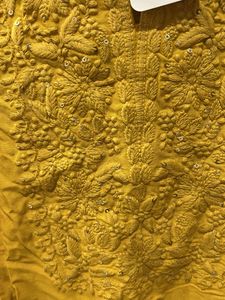 Yellow Short Kurti