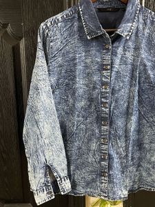 Denim Button-Down Shirt