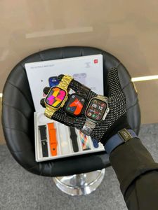 Watch With 7 Straps And Airpods