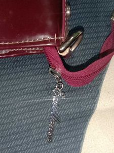 Maroon Floral Handbag