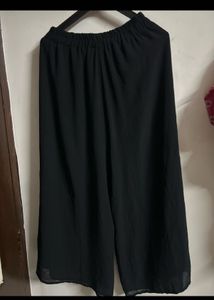 Elegant Black Culottes